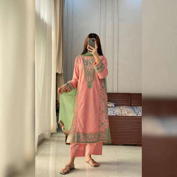 PEARL EMBROIDERED 3PC