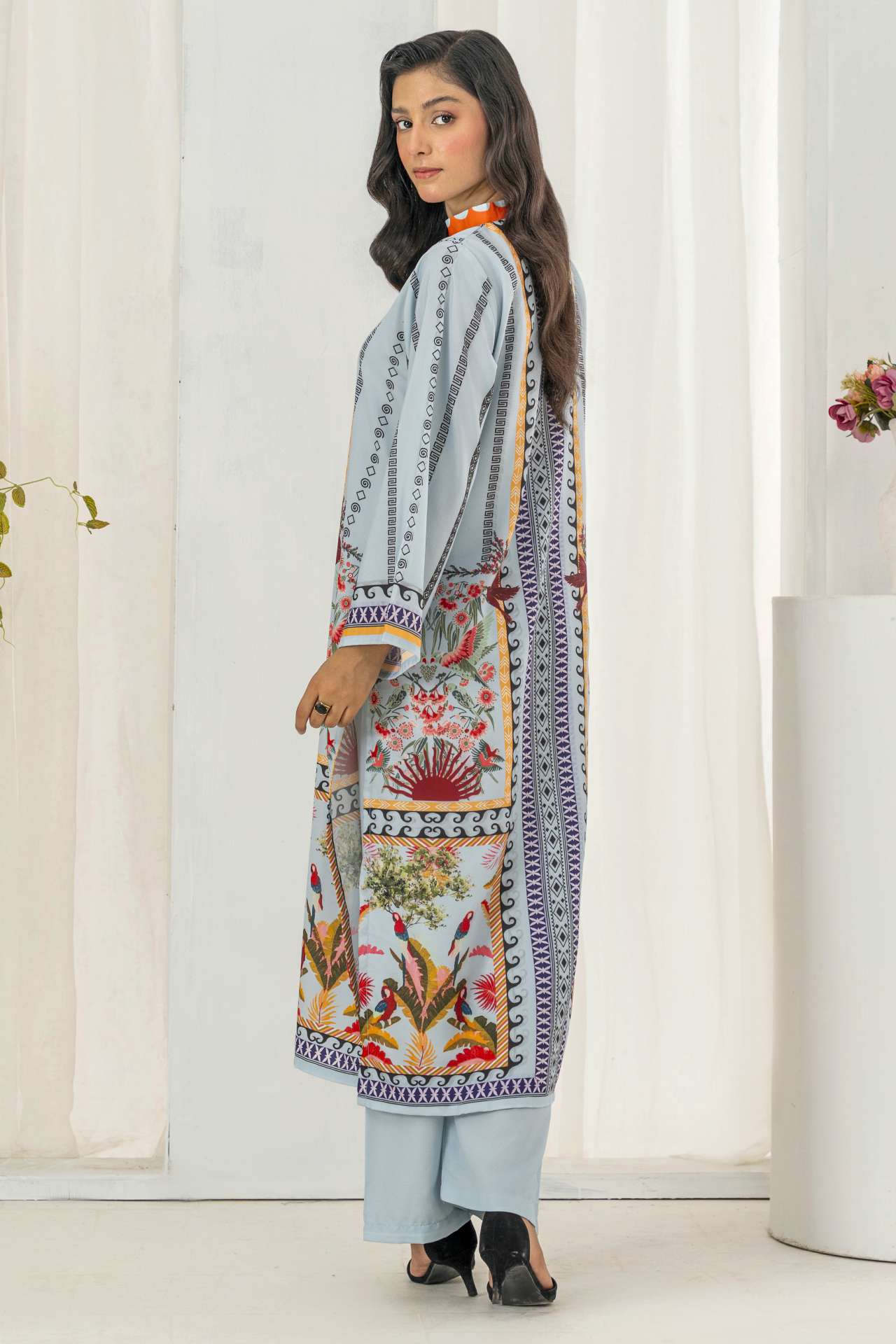 BLOOM PRINTED 2PC STITCHED