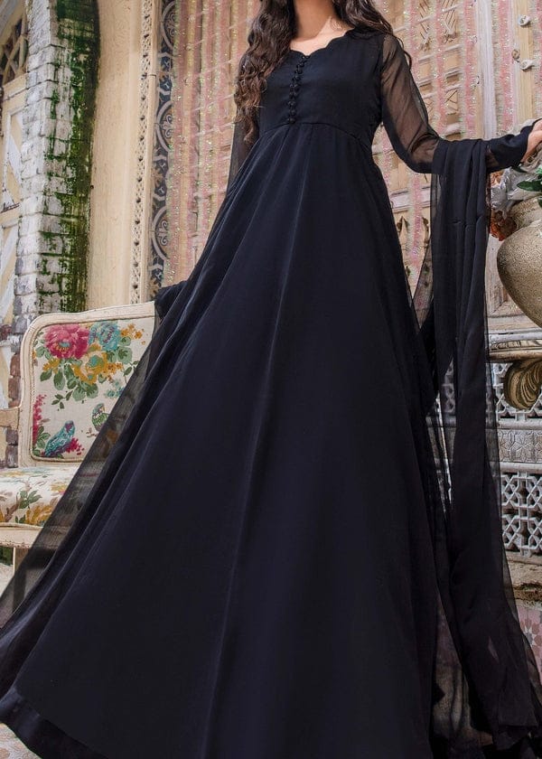 jet black  frock 2 pec