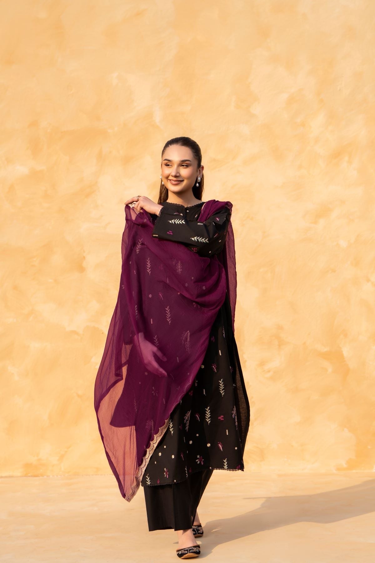 Bloom  Embroidered 3pcs