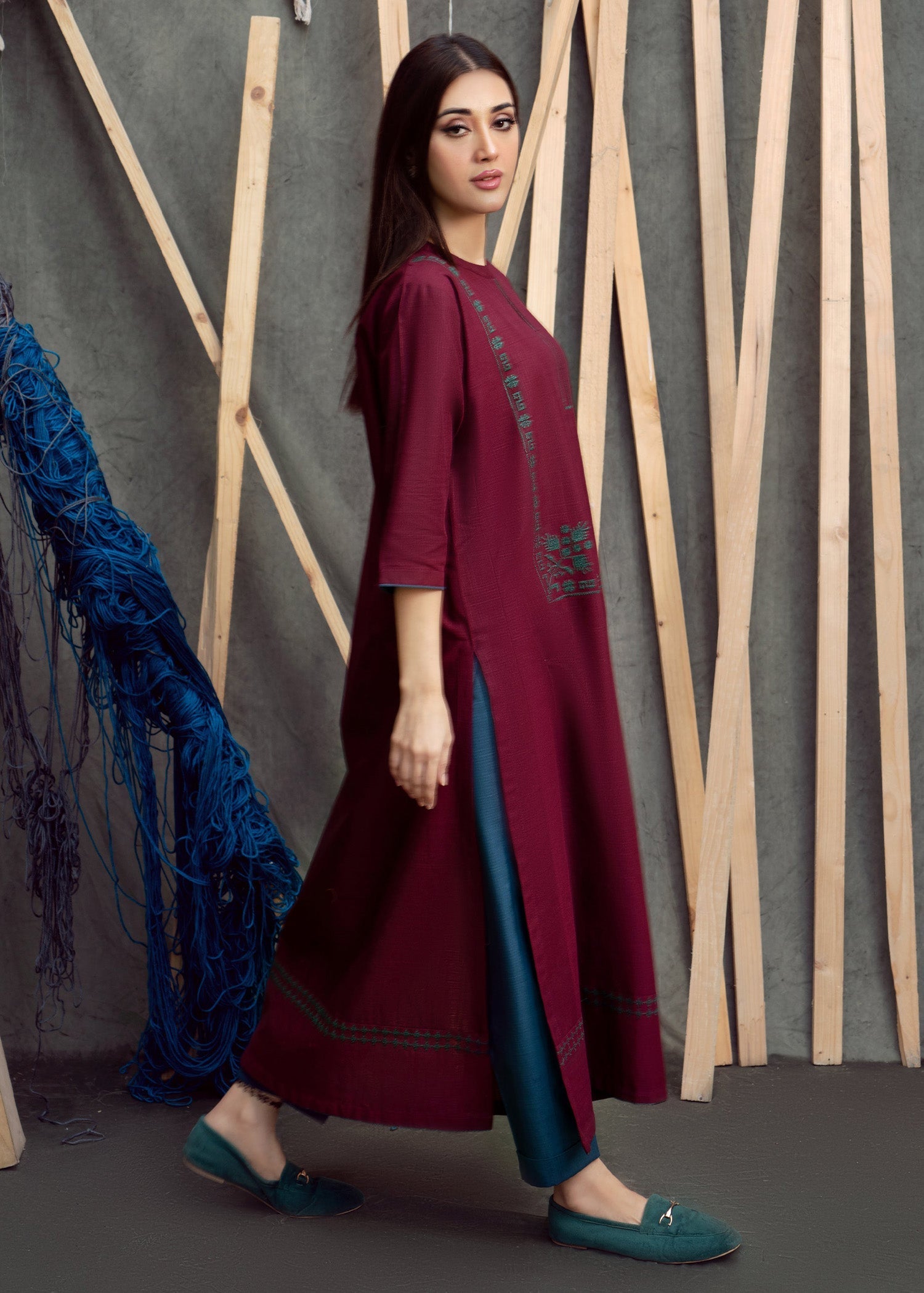 Sawera Embroidered Kurti