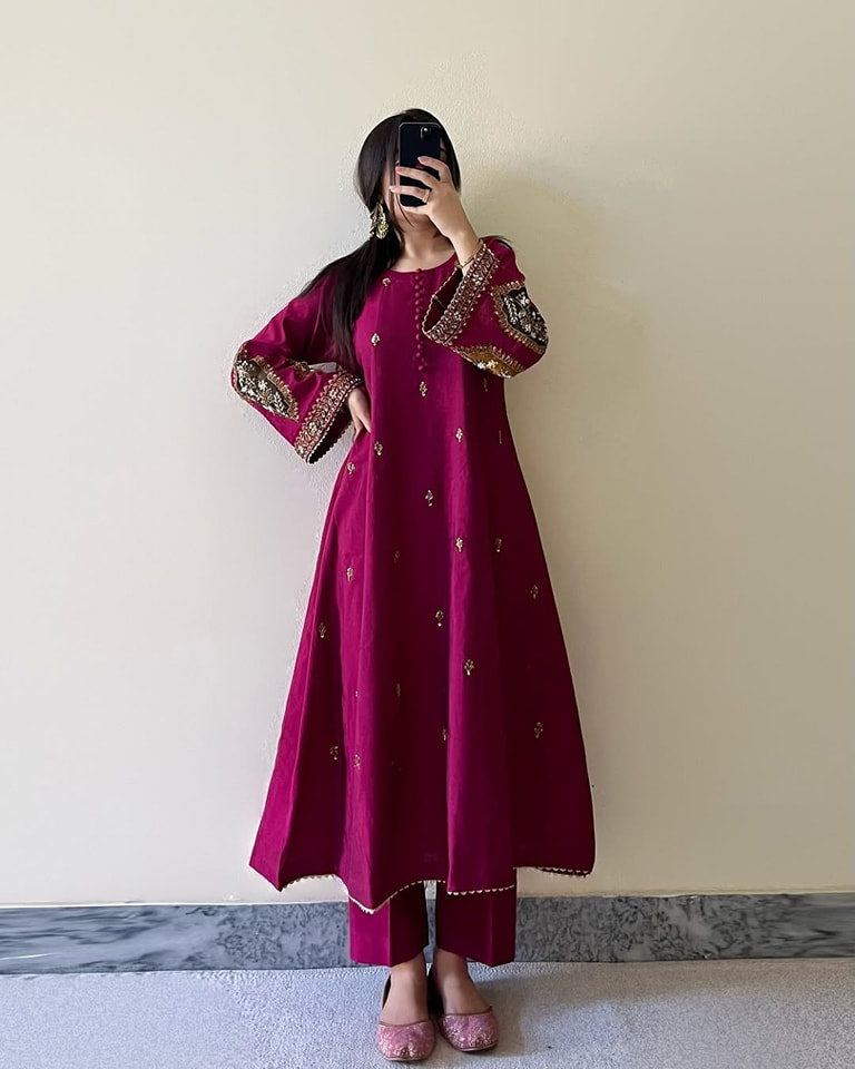 Zincorus  Embroidered 2pcs