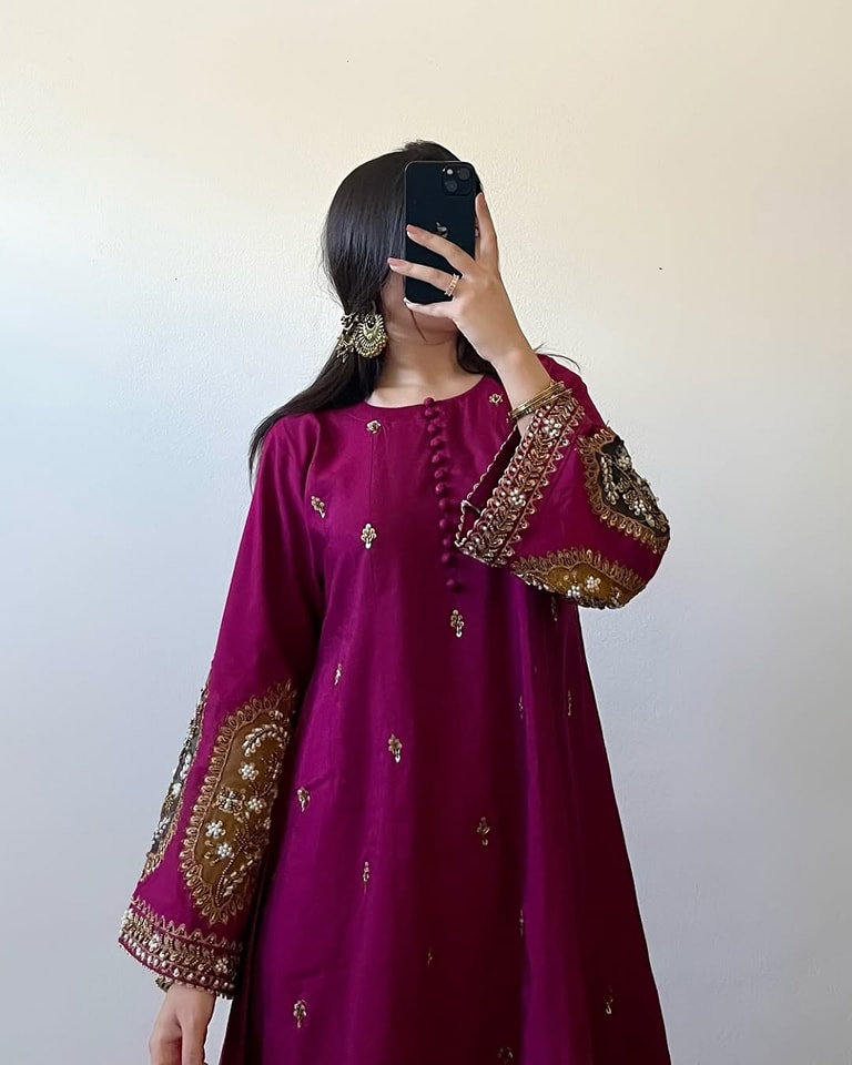 Zincorus  Embroidered 2pcs