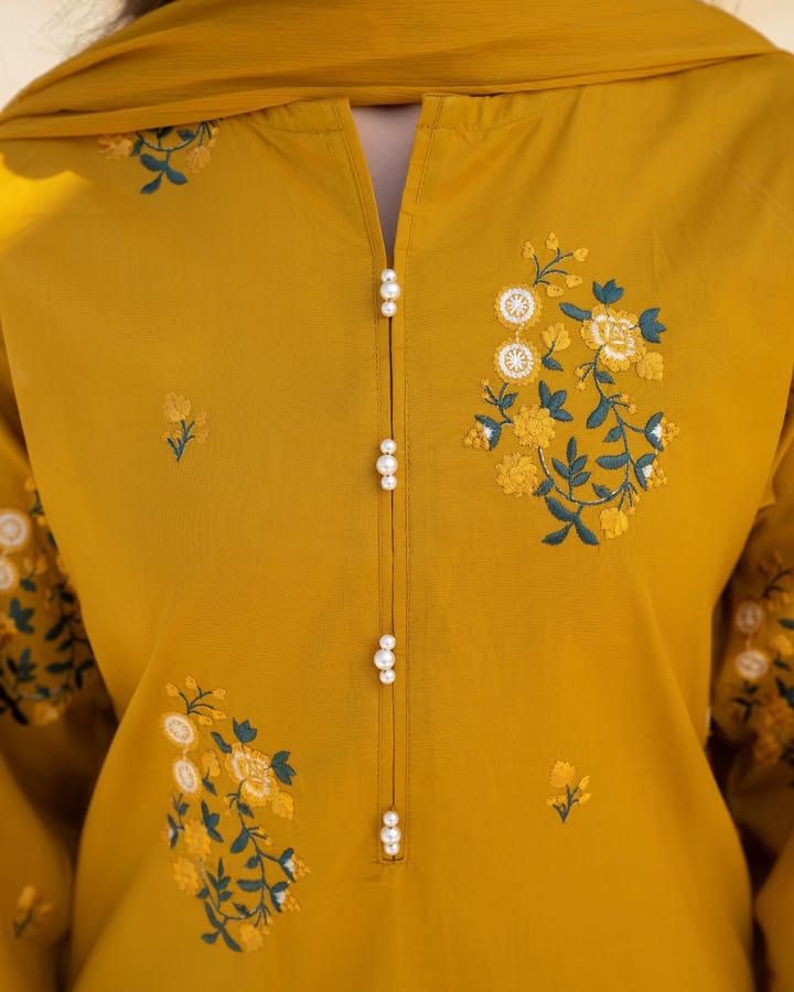 MUSTARD HILL 2PC STITCHED