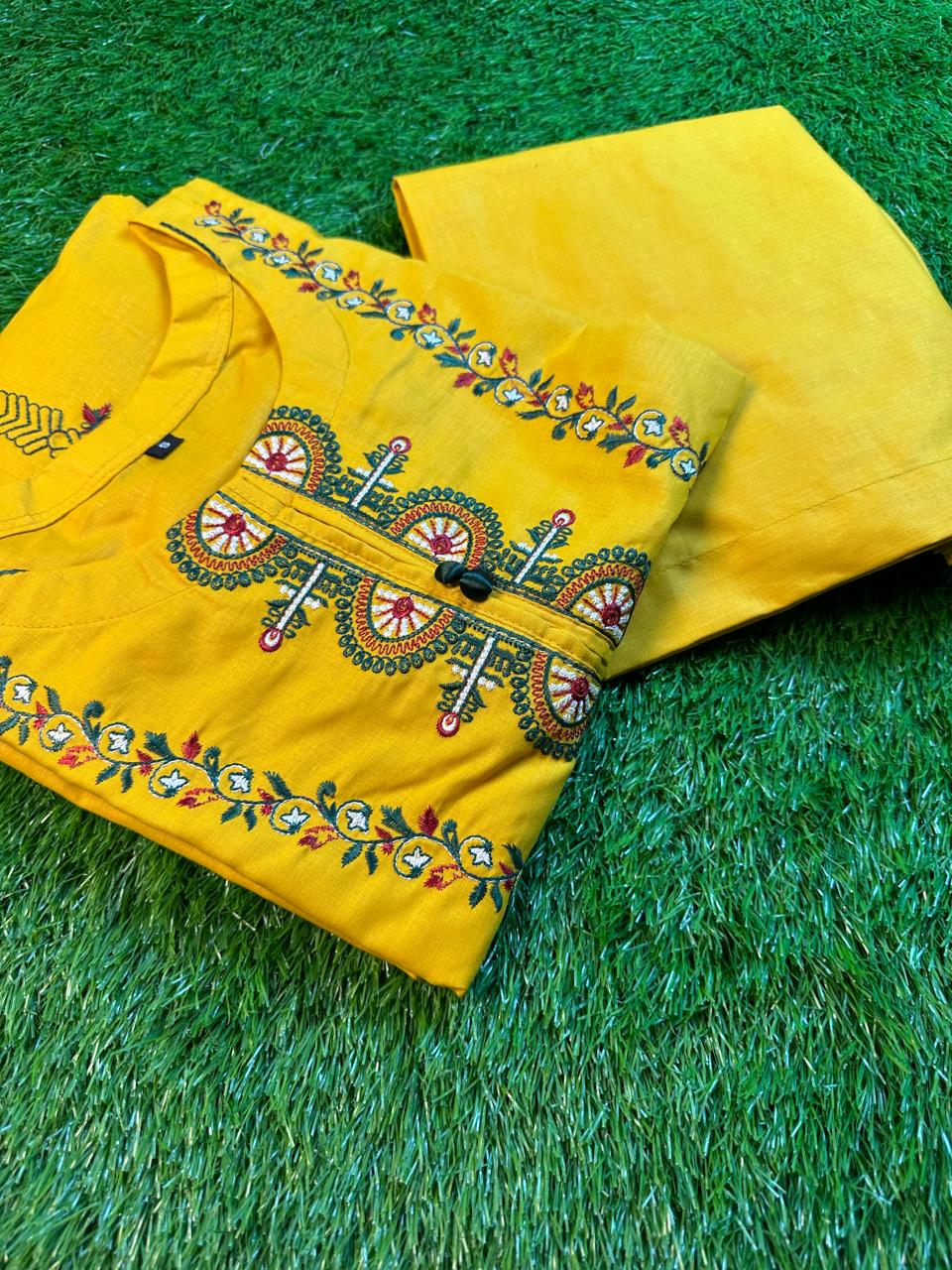 Zani Mustard 3PC STITCHED